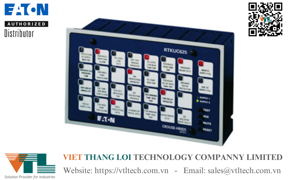 RTK,MTL,UC625,Alarm Annunciator,Programmable Alarm Annunciators,Thiết bị cảnh bảo RTK,MTL Vietnam,EATON Vietnam,EATON,Cảnh báo sự cố RTK,RTK Viet Nam
